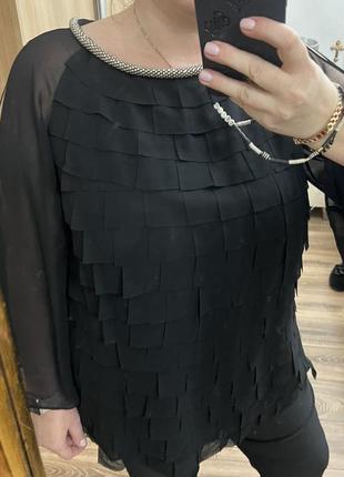 Шикарная блуза из колье6 фото
