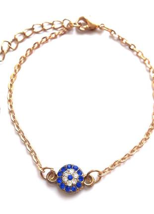 Оригинальный женский браслет ui722 цепочка, подвеска в виде глаза, всевидящее око1 фото