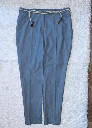 Классические брюки серого цвета  бренд toni dress city3 фото