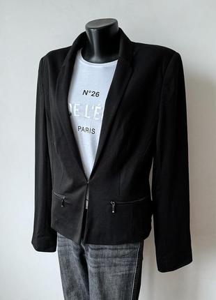 Черный пиджак блейзер жакет tu2 фото