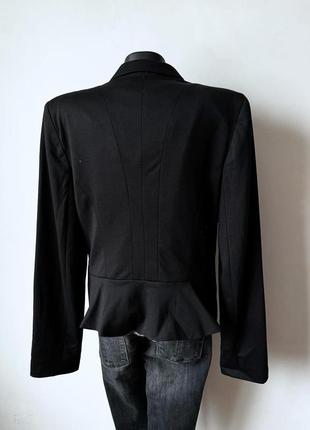 Черный пиджак блейзер жакет tu4 фото