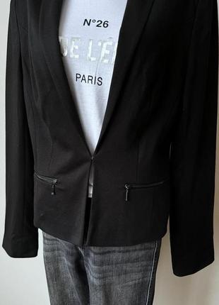 Черный пиджак блейзер жакет tu3 фото