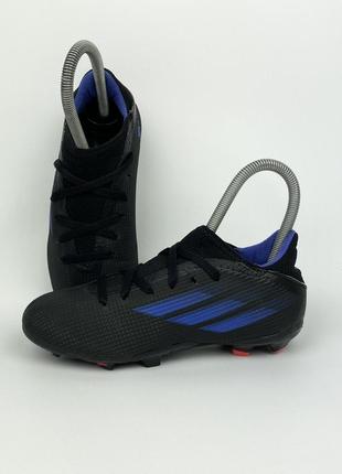 Бутсы adidas x speedflow.3 firm ground cleats (fy 3306) оригинал детские черные размер 301 фото