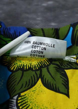 Винтажная фуллпринт гавайская оверсайз рубашка с 90х. яркая разноцветная цветы птицы пальмы. american vintage y2k серф carhartt8 фото