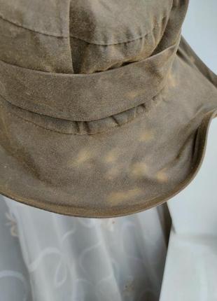 Ваксированная панама шляпа шляпа barbour wax bucket hat женская шляпа панама barbour valerie wax rose hat5 фото