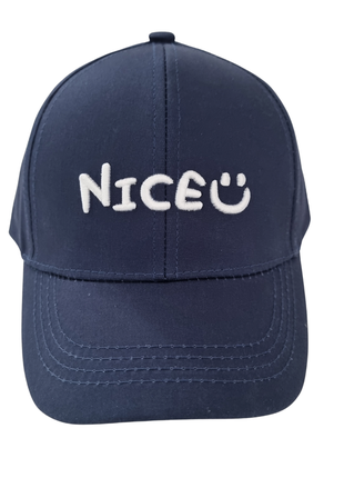 Бейсболка кепка nice р.52-54 хлопок вышивка мальчику 6 цветов