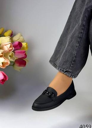 Туфли черные с пряжкой4 фото