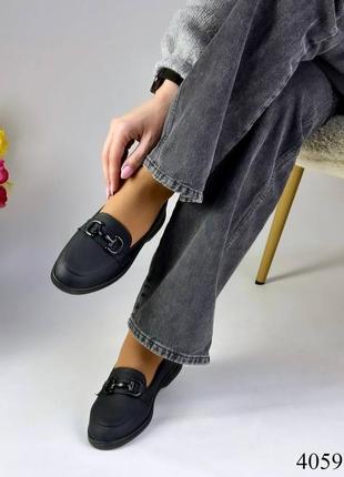 Туфли черные с пряжкой7 фото
