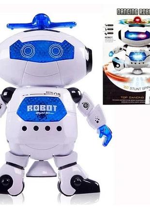 Танцующий светящийся робот danceнг robot <unk> детская игрушка музыкальный робот2 фото