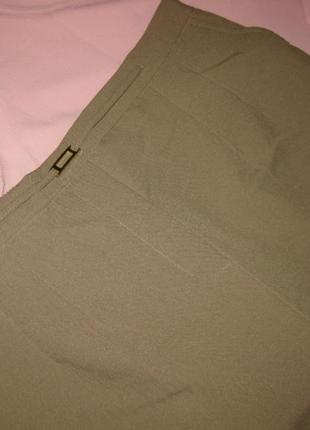 Удобные на резинке офисные деловые штаны брюки мом прямые большой размер 18uk sarah hamilton2 фото