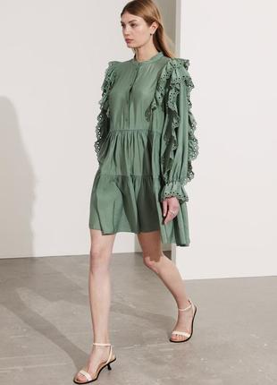 Платье-мини с рюшами & other stories 1218182001