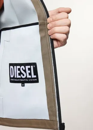 Стильная кожаная куртка diesel6 фото