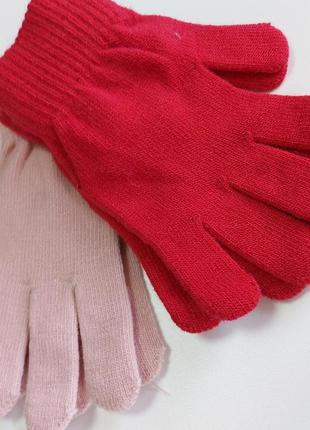 Комплект перчаток kiabi на дівчинку 7-12 років2 фото
