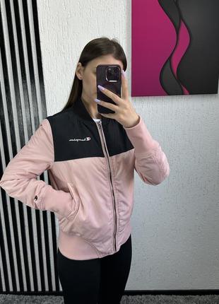 Pink champion bomber jacket deals