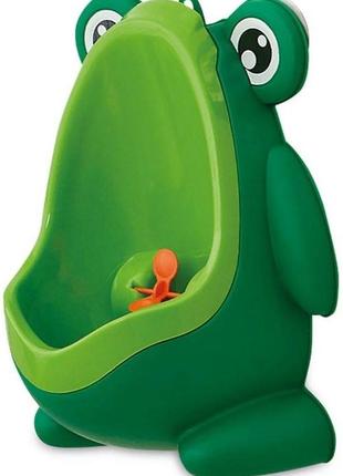 Горщик дитячий для хлопчика freeon happy frog green