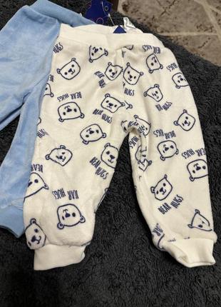 Набор штанишек для мальчика 2-6 месяцев2 фото