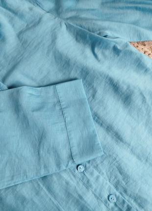 Легкая хлопковая рубашка бренда solar5 фото