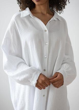 Блуза рубашка сорочка zara муслінова1 фото