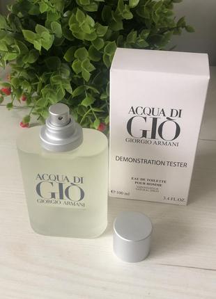 Элитный мужской парфюм giorgio armani acqua di gio 100 мл4 фото