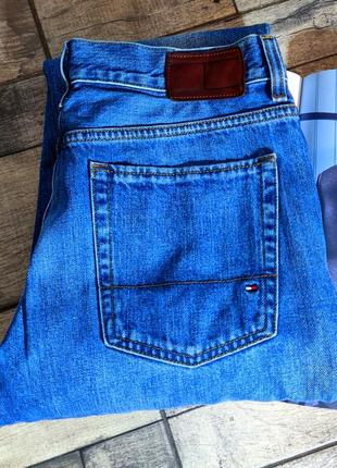 Мужские  модные брендовые синее джинсы tommy hilfiger размер 32/325 фото