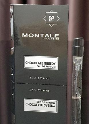 Montale chocolate greedy💥original мініатюра пробник mini spray 2 мл у книзі1 фото