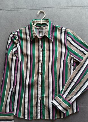 Хлопковая рубашка h&amp;m, 💯 % хлопок, женский размер xs,s,m. качество люкс 👌4 фото