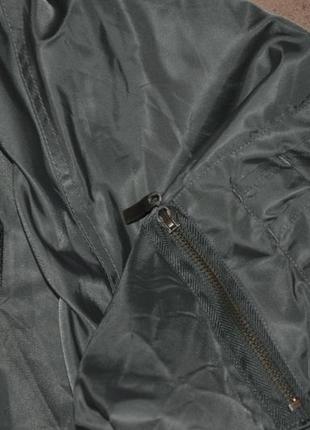 Schott nyc ma-1 теплий бомбер куртка з хутром4 фото
