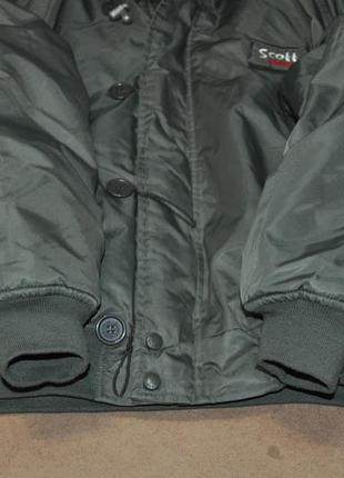 Schott nyc ma-1 теплий бомбер куртка з хутром3 фото