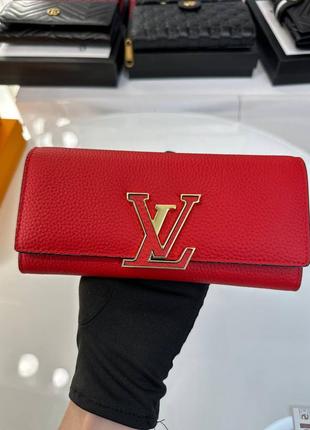 Шкіряний чорний гаманець louis vuitton, луї вітон шкіра6 фото