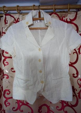 Жакет пиджак лен