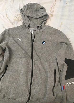 Кофта спортивна bmw motosport на замку.