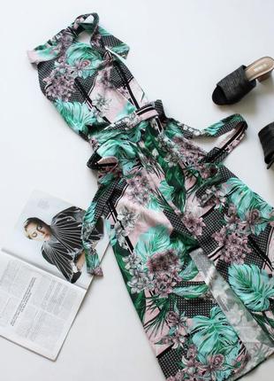 Красивое платье в принт 14 хл