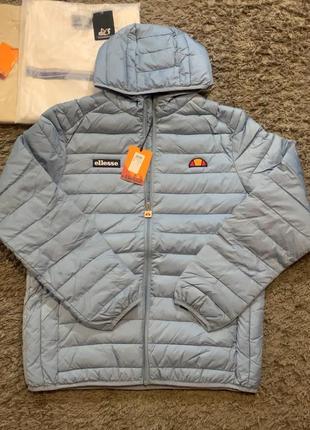 Ellesse lombardy blue микропуховик куртка