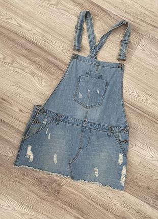 Сарафан джинсовий