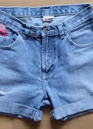 Шорти джинсові, трошки хендмейду