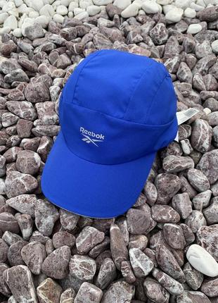 Спортивная мужская кепка в синем от бренда reebok, оригинал (м-л)