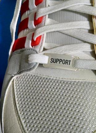 Кроссовки adidas eqt support white bold orange7 фото