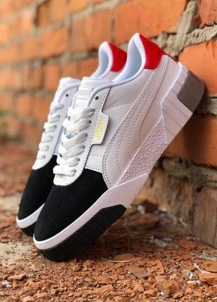 Puma cali remix🔥 🆕 жіночі кросівки пума кайлі 🆕 білі/чорні