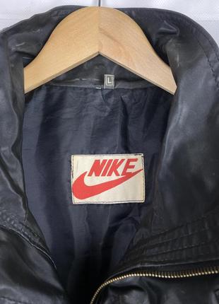 Винтажный мужской бомбер куртка nike basketball big logo6 фото