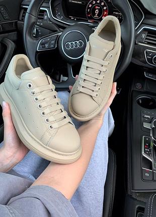 Кросівки alexander mcqueen light  beige matte  кроссовки