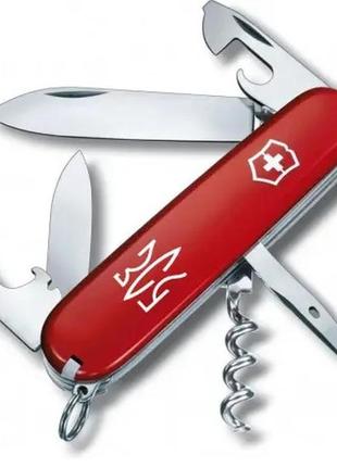 Нож складной туристический victorinox vx13603_t0390u  (трезубец зсу)