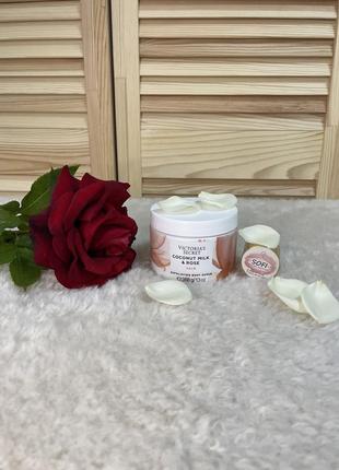 Скраб для тела victorias secret coconut milk & rose  - кокосовое молоко и роза виктория сикрет ориги1 фото