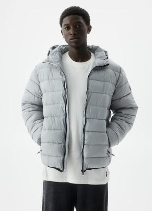 Куртка pull&bear (m) lightweight puffer jacket оригінал демісезон