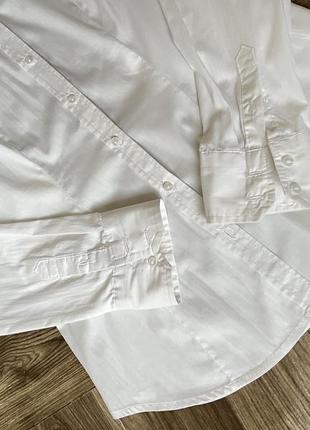 Белая рубашка h&amp;m, xs3 фото
