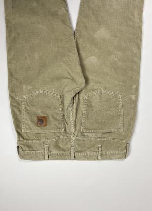 Чоловічі штани чіноси carhartt corduroy western6 фото