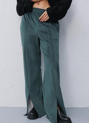 Акция теплые велюровые штаны