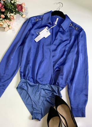 Новая сатиновая рубашка боди от бренда imperial