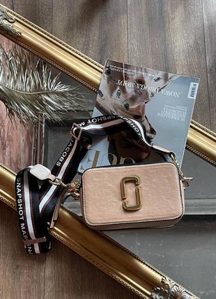 Брендова сумка marc jacobs the snapshot beige multi8 фото