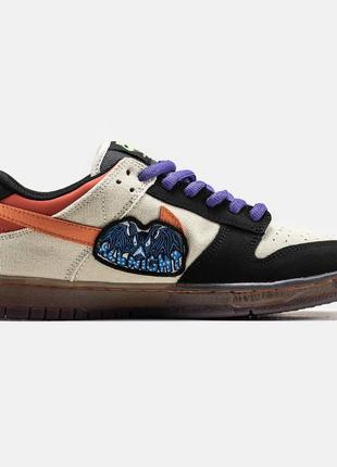 Кроссовки nike sb dunk low halloween custom5 фото