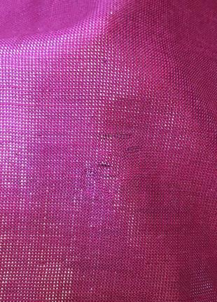 Ярко-розовый переливающийся шарф9 фото